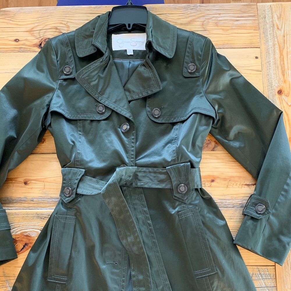 Jessica Simpson Satin Trenchcoat